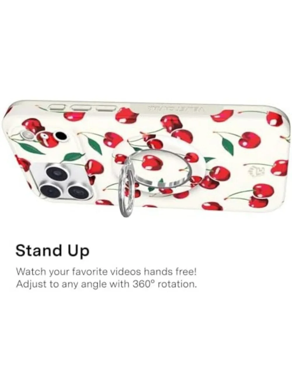 MagSafe Compatible Velvet Phone Grip - Stylish, Secure, and Functional Accessory